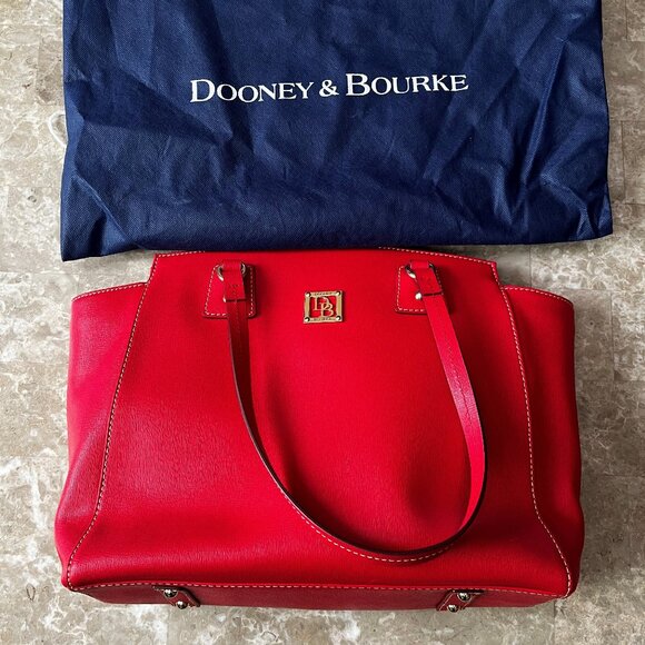 Dooney & Bourke Classic Red Tote - Picture 3 of 6